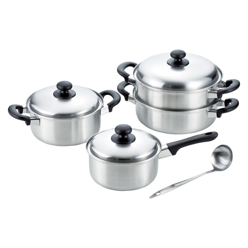 ＜燕三＞鍋セット EM-023人気 おすすめ キッチン用品 調理器具 鍋 フライパン ※こちらの商品は、メーカーおよび委託倉庫からの発送です。