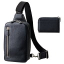 <良品工房>日本製牛革ワンショルダー・小銭入れセット T23-307-273人気 おすすめ メンズバッグ バッグ 紳士用 男性用 ※こちらの商品は、メーカーおよ...