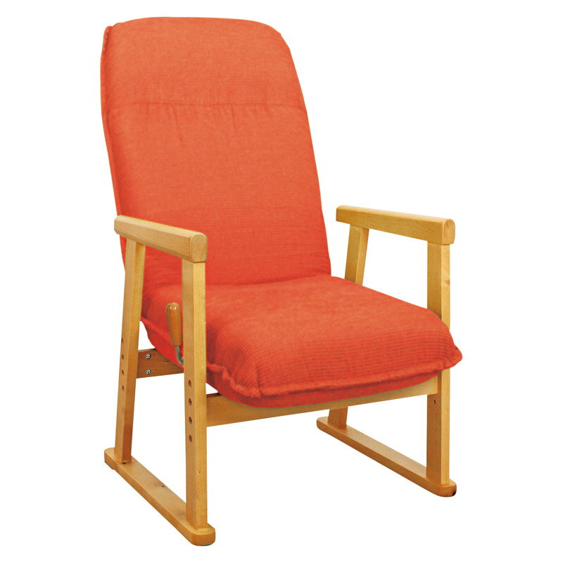 ハイタイプレバー式リクライニングチェア MHC-701OR人気 おすすめ インテリア 雑貨 洋風 ※こちらの商品は、メーカーおよび委託倉庫からの発送です。