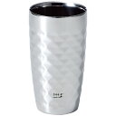 <磨き屋シンジケート>2重ビアタンブラー370ml(ダイヤモンドカット仕上げ)人気 おすすめ テーブルウェア コップ カップ グラス タンブラー ※こちらの商品は、メーカーおよび委託倉庫からの発送です。