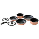 <ククナ>ダイヤモンドコート着脱鍋8点セット人気 おすすめ キッチン用品 調理器具 鍋 アルミ製 ※こちらの商品は、メーカーおよび委託倉庫からの発送です。
