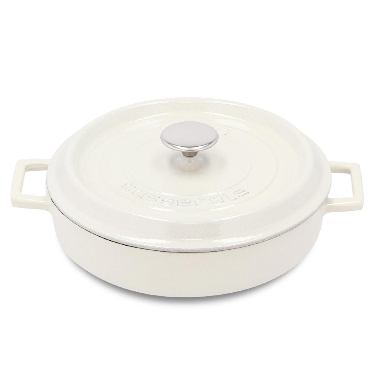 結婚祝い 出産祝い 新築祝い 御祝い お返し 御祝い返しラヴァマルチキャセロール 28cm マジョリカホワイト LV0110※こちらの商品はのし包装に対応しておりません。