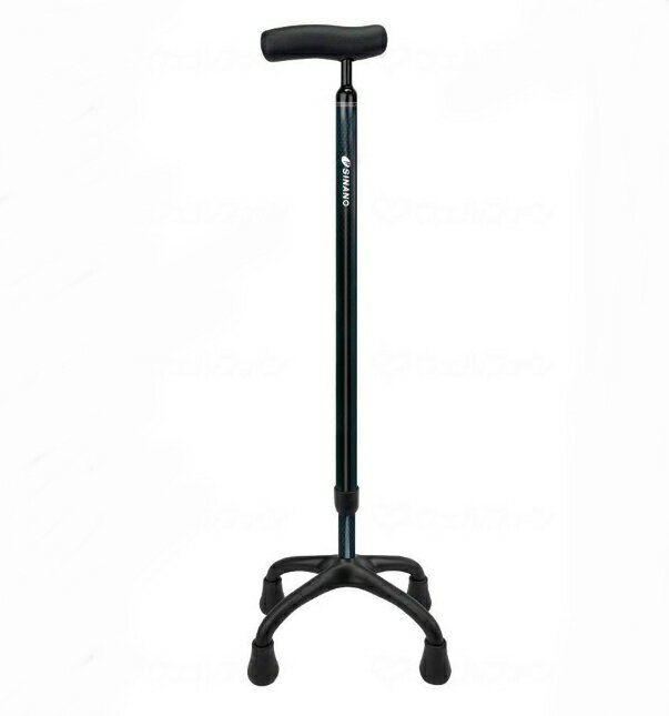 (シナノ) SOFT-G カーボン4点杖 多点杖 軽量 480g