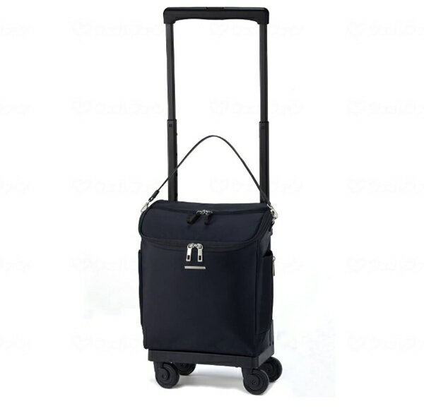 (スワニー) D-583 ジップ7 M-18 ブラック シルバーカー サイドカー ショッピングカー 買い物 横押しタイプ おしゃれ 介護 高齢者