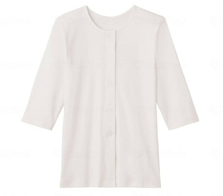 (グンゼ) 婦人7分袖ワンタッチインナー 抗菌消臭 介護 高齢者