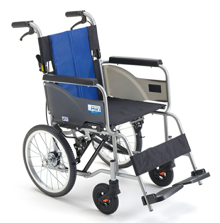 (ミキ) BAL-R2 介助式 車椅子 標準タイプ ノーパンクタイヤ仕様 (BAL-2後継品)