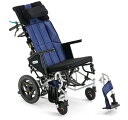 (ミキ) ティルト・リクライニング車椅子 CRT-SG-WR コンパクト スリム 軽量 ノーパンクタイヤ仕様 折りたたみ