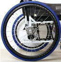 (あい・あーる・けあ) 車いす後輪用ホイルソックス 2本1セット 室内用タイヤカバー 床傷つき緩和