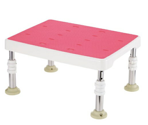 (リッチェル) すべり止め浴槽台N 防カビプラス ワイド ピンク 19206