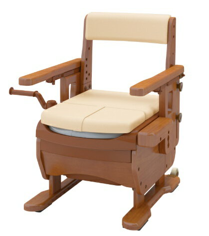 (アロン化成) 安寿 家具調トイレセレクトR　はねあげ　533-867　暖房便座