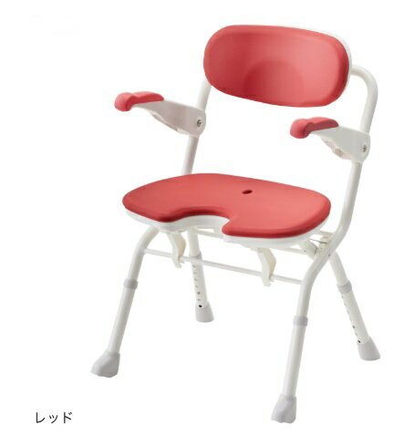 (アロン化成) 安寿 楽らく開閉シャワーベンチ U 536-085 536-086 536-087 楽おりシリーズ 背もたれ付き..