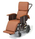 (ピジョンタヒラ) フルリクライニングキャリー FC-120 レザーシートタイプ サイドスカート付き フルリクライニング 車椅子 202012AB