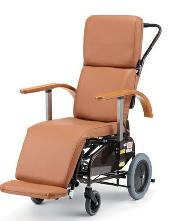 (ピジョンタヒラ) フルリクライニングキャリー FC-120 レザーシートタイプ サイドスカートなし フルリクライニング 車椅子 202012AE