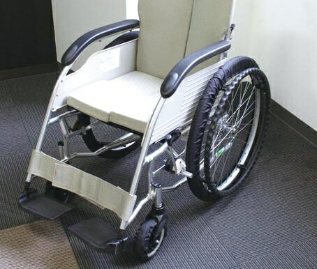 (笑和) 介助用車椅子タイヤ RAKUカバー SR-140B SR-160B 後輪14インチ 16インチ 前輪6インチ タイヤカバー セット 2