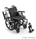 (ミキ) 車椅子 ビッグサイズ モジュール KJP-5 自走式 ワイドサイズ 多機能タイプ ノーパンクタイヤ仕様 座幅調節可能 折りたたみ 座クッション付 肘掛跳ね上げ 脚部スイングアウト 耐荷重130kg 座幅48/50/52cm MiKi(4)