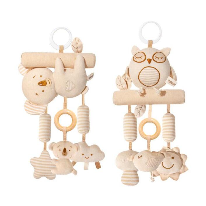 【楽天スーパーセール】ベビーカー メリー ぶら下げおもちゃ オーガニックコットン 寝かしつけ ベッド チャイルドシート おもちゃ ベビー 風鈴 知育玩具 指先遊び 発育 赤ちゃん ミニメリー 取り付け お出かけ 車用 プレゼント 出産祝い 新生児 贈り物