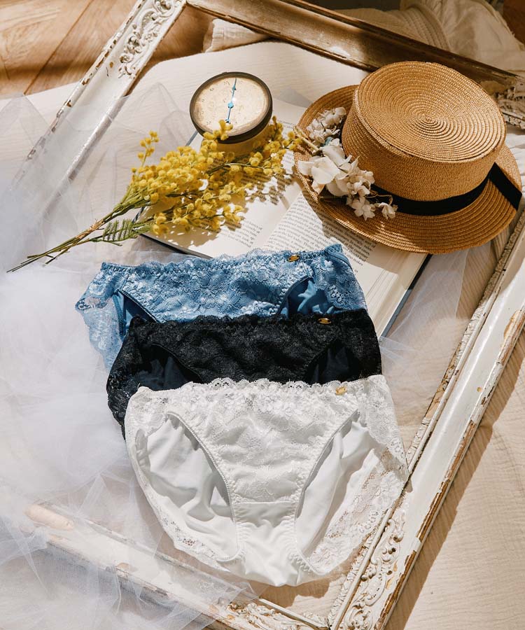 【northerly】【northerly bra フィットシリーズ 楽盛りフィット】 楽盛りクロス ノーマルショーツ 単品 M/L