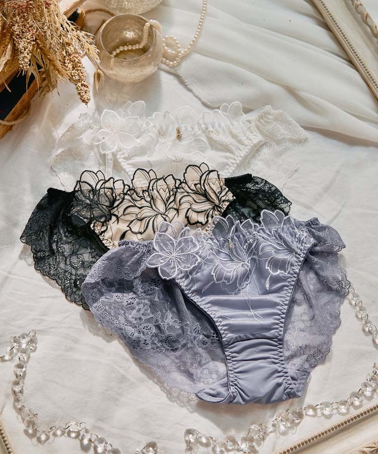 【northerly】エレガントコレクション2512デザインバックレースショーツ