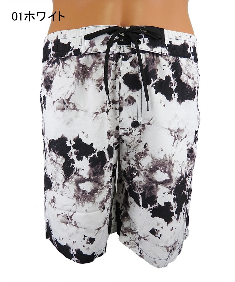 【SALE】【San-ai　Resort】ネオンカラー　タイダイプリント　メンズ ボードショーツ M/L/LL メンズ水着 みずぎ ミズギ ボードショーツ 海 リゾート 旅行