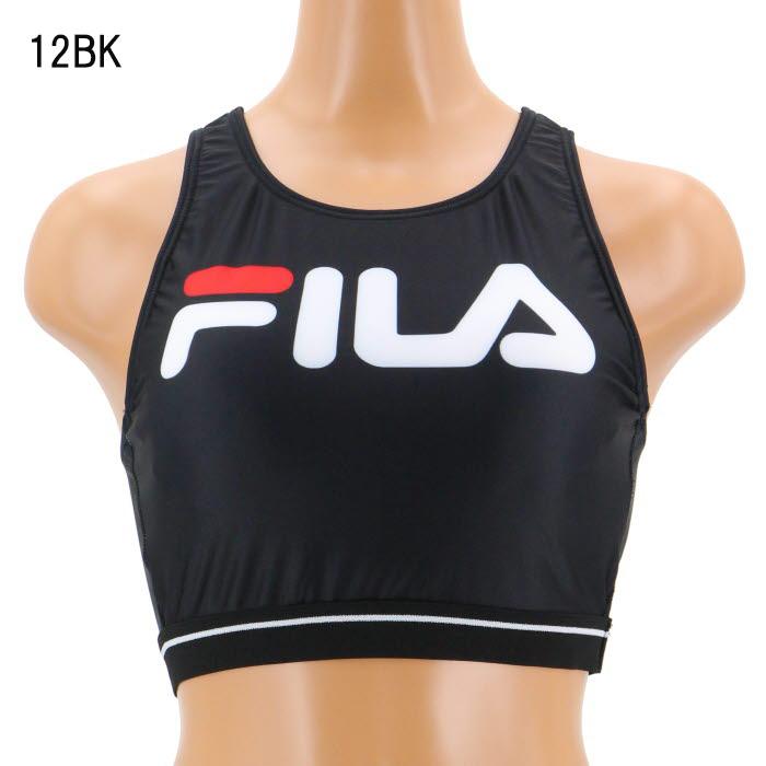 【SALE】【FILA】【YOGA】水陸両用 ロゴ 丈長 ブラトップ M,L 水着 みずぎ ミズギ ブラトップ レディース水着