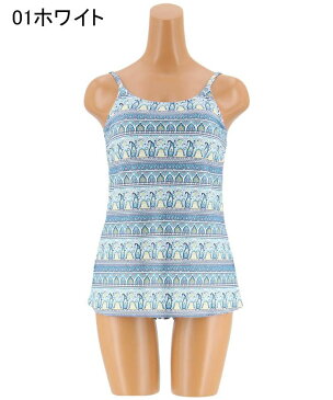 【Coral veil】Bohemian ドレスワンピ 3点セット水着 13号 水着 みずぎ ミズギ 3点セット水着 レディース水着
