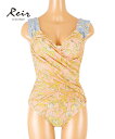【SALE】【Reir Premium】Columbia patch(Liberty Fabric) ワンピース水着 9号/11号 水着 みずぎ ミズギ ワンピース水着 レディース水着