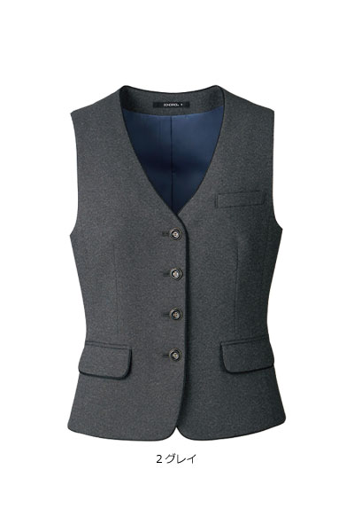 AV1277 ベスト ロイヤルトラッド 事務服 オフィス 5号〜21号 大きいサイズ 小さいサイズ ボンマックス【会社制服Sanapparel】