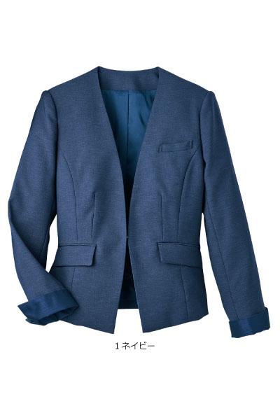 乐天商城 - 9196　ジャケット　【5号〜19号】和こころ　事務服　おもてなし　ハネクトーン ★信頼の日本国内製造★【会社制服Sanapparel】