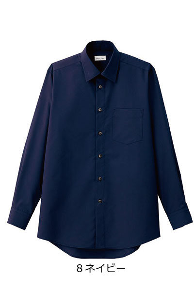 乐天商城 - FB5040M メンズ　レギュラーカラー長袖シャツ　FACEMIX　S〜5L　【会社制服Sanapparel】