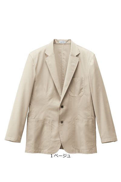 乐天商城 - FJ0708U　ユニセックスジャケット　　カフェ　ナチュラル　カジュアル　ベーシック　FACEMIX　SS〜4L　【会社制服Sanapparel】