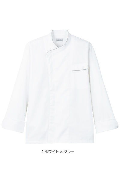 乐天商城 - FJ0705U　ユニセックスコックコート　抗菌防臭　FACEMIX　SS〜5L　【会社制服Sanapparel】