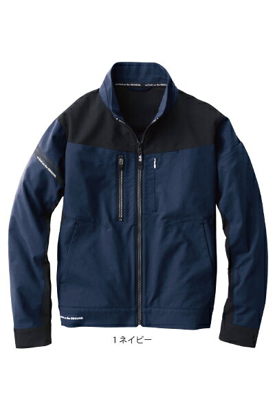 乐天商城 - 長袖ブルゾン　桑和　8042-00(S〜6L)　高ストレッチ　　【作業着】【会社制服Sanapparel】