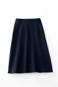 56463 フレアースカート 53cm丈 事務服 おもてなし 5号〜19号 アンジョア【会社制服Sanapparel】