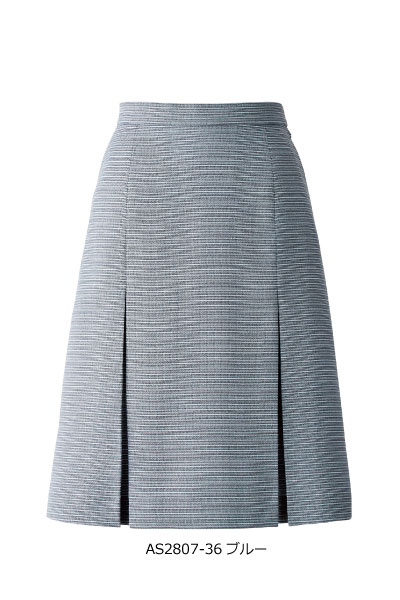 AS2807　プリーツスカート　事務服　オフィス　5号〜21号　ボンマックス【会社制服Sanapparel】