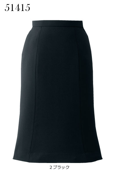 樂天商城 - 事務服・制服　en joie51415 マーメイドスカート　年間　ブラック　5号～25号　大きいサイズ・小さいサイズ【会社制服Sanapparel】
