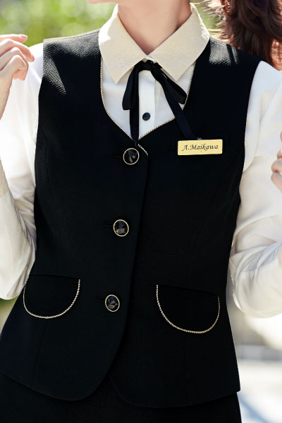 事務服・制服 en joie11650 ベスト【5〜19号】【会社制服Sanapparel】