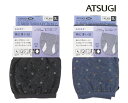 アツギ サニタリーショーツ（特に多い日用）1 WEEK SANITARY SHORTS（ワンウイーク　サニタリーショーツ）LLサイズ　3Lサイズ　星柄　超ロング防水シート羽つき対応　オークグレー　コン　87458