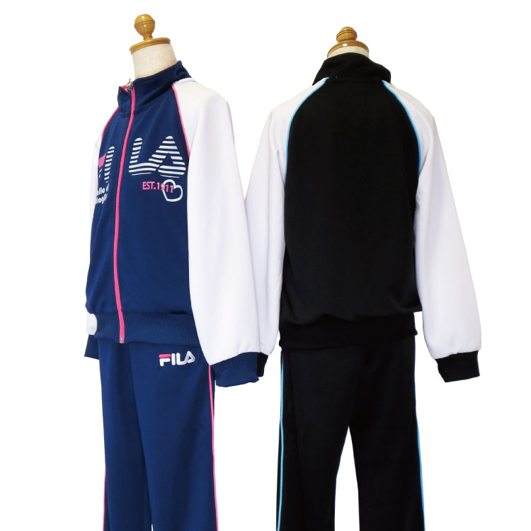 フィラ《FILA》ジャージ上下セット ジュニア女の子（子供用）トレーニングウエア 女児 女子 ジュニア ジャージ上下セット J6200