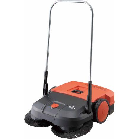 手動掃除機 スイーパー 落ち葉 ゴミ 屋外 電源燃料不要 カセット式ダストボックス 取外し簡単 小回りらくらく コンドル ロードスイーパーターボ770(手動式...