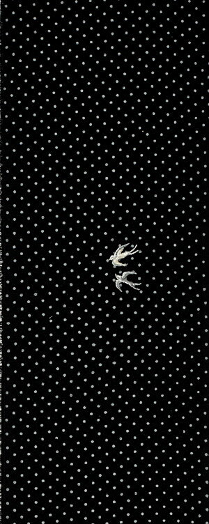 【ポイント5倍 クーポン発行】ドッドつばめ 半衿 絽/正絹/4色/アイボリー・黒・ペパーミント・ピンク/..