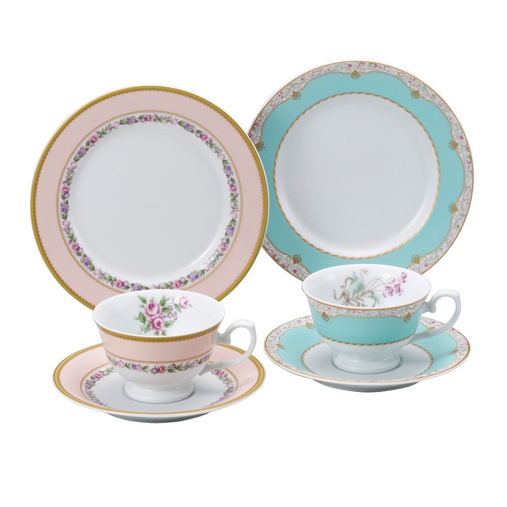 6ピースティーセットカップ&ソーサーペア 190ccナルミ NARUMIフローラルブティック41720-33458