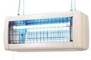 屋外軒下用 20W 軽量・鋼板タイプ吊り下げ型 ・防雨構造電撃殺虫器 インセクトキール三興電機 FS20214