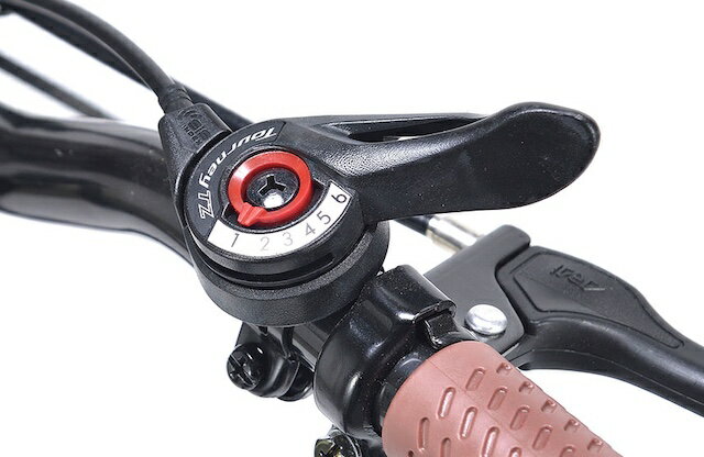 折り畳み自転車 20インチシマノ6段変速機街乗り自転車MyPallas　マイパラスMF-202-BK　マットブラック色 2