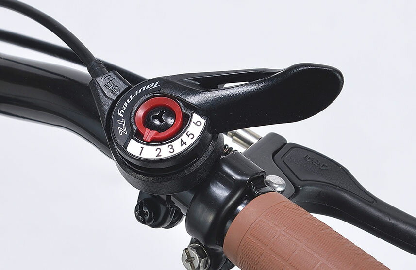 コンパクトなスモールな自転車折り畳み自転車 16インチシマノ6段変速機街乗り自転車MyPallas　マイパラスMF-103-GY 　グレージュ色