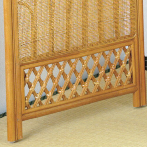 幅60×高さ101cm（1枚あたり）今枝商店　籐 ラタン衝立 スクリーンロータイプ 2連高さ101cmB313 B-313 3