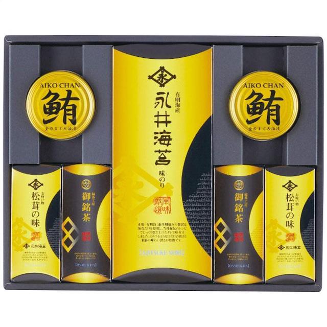 7点セット 味付け海苔 ツナ缶 深蒸し茶お吸い物 味と香の詰合せ 永井海苔NN-DON ・9233-052