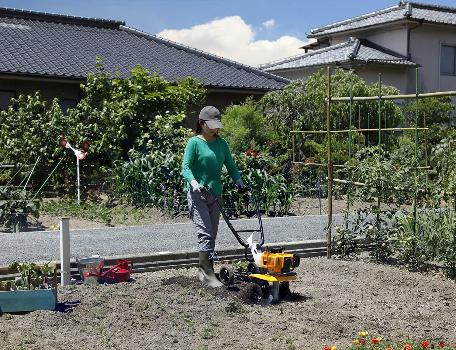 エンジン耕うん機ナタ爪刃・4枚刃コンパクトボディリョービ　RYOBIエンジン　カル...