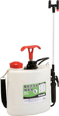 肩掛式手動噴霧器 SS-5P直射4mで高い木もOK!　工進5リットル　肩掛け式手動噴霧器SS-5P