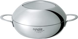 キャセロール 24cm容量2.7L　両手鍋ガス・IH対応全面5層構造ビタクラフト Vita Craft アップル　キャセロール 24cmNo.2756