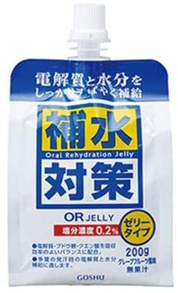 200gtimes;18袋ゼリー飲料食べる熱中対策ゼリーお子様からお年寄りまですばやく水分補給水分・電解質補給に補水対策夏バテにオーアールゼリー200gtimes;18袋1ケース単位